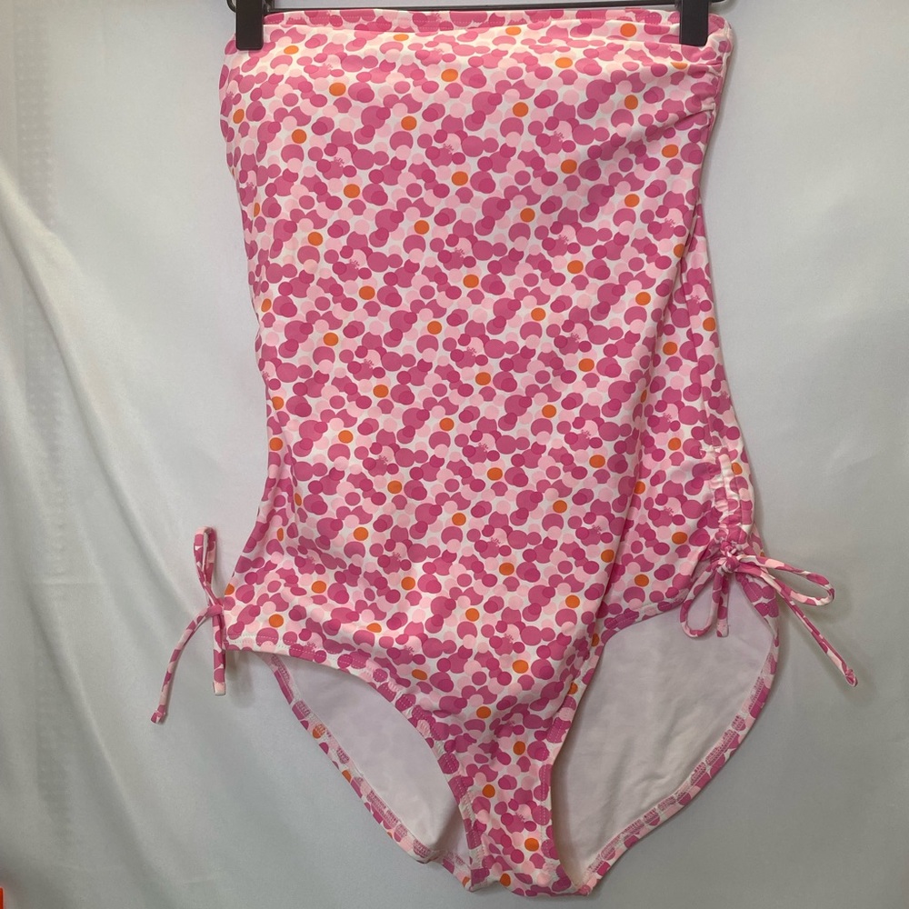 Lilly Pulitzer one piece strapless swimsuit 12